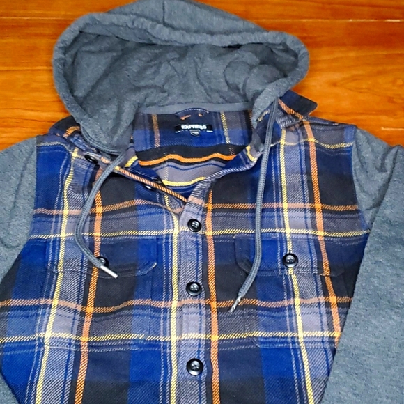 Express Other - Express Flannel Hoodie Jacket